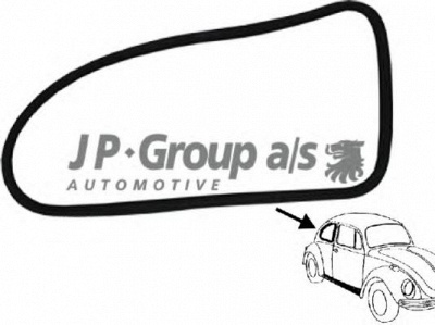 JP GROUP 8186100680 -  Прокладка, боковое стекло